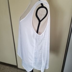 Banana Republic White & Grey Tank